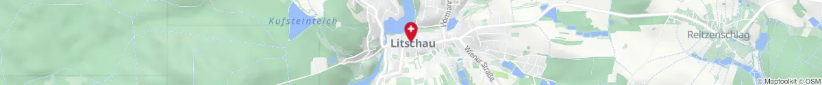 Kartendarstellung des Standorts für Stadt-Apotheke-Litschau in 3874 Litschau